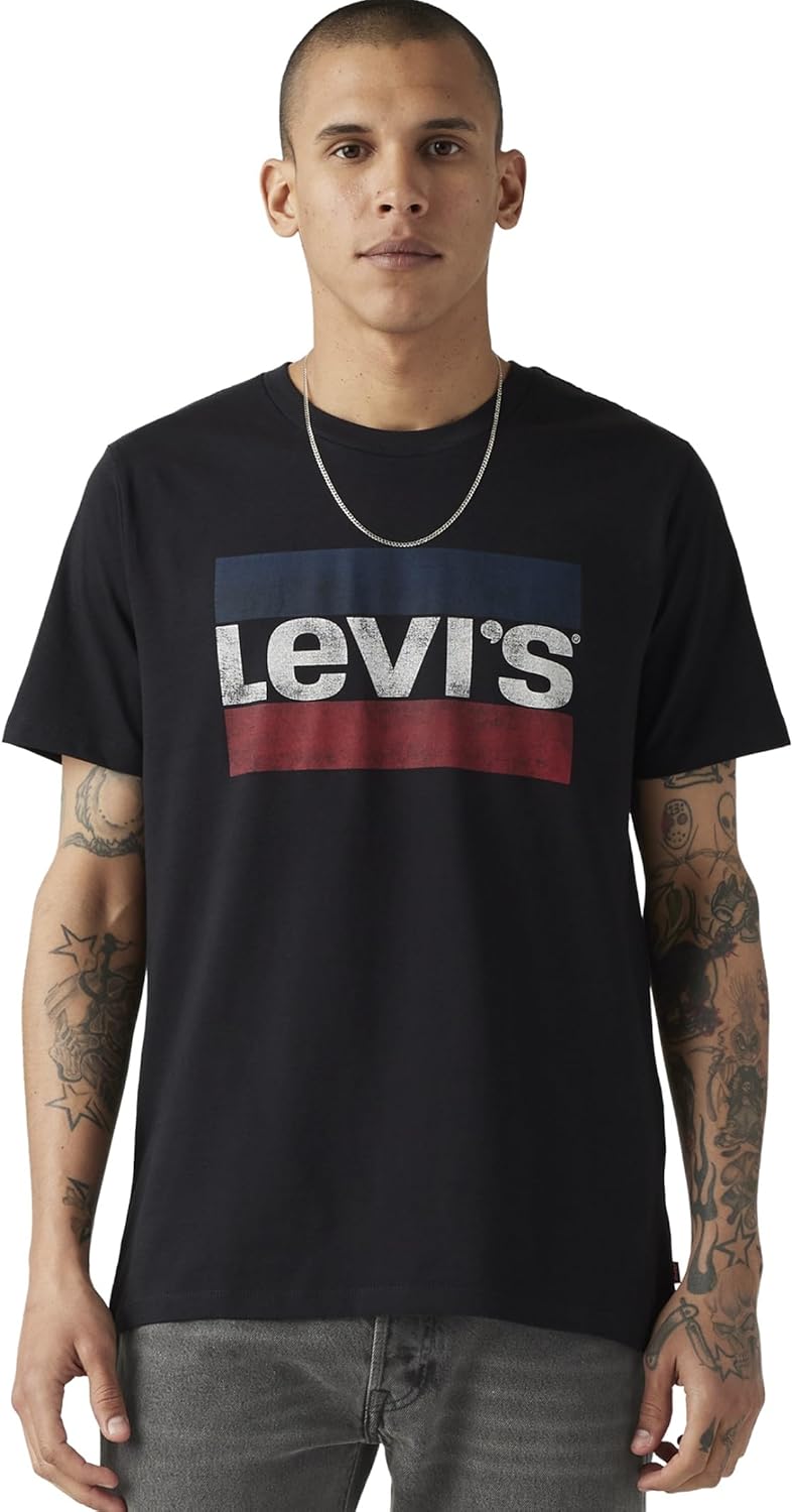 Мужская футболка Levi's стандартного кроя с коротким рукавом, черный
Мужская футболка Levi's стандартного кроя с коротким рукавом, черный