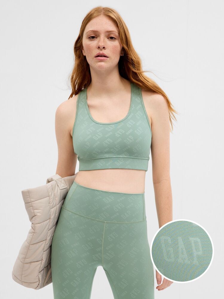 Спортивный бюстгальтер Gap, зеленый
Спортивный бюстгальтер Gap, зеленый