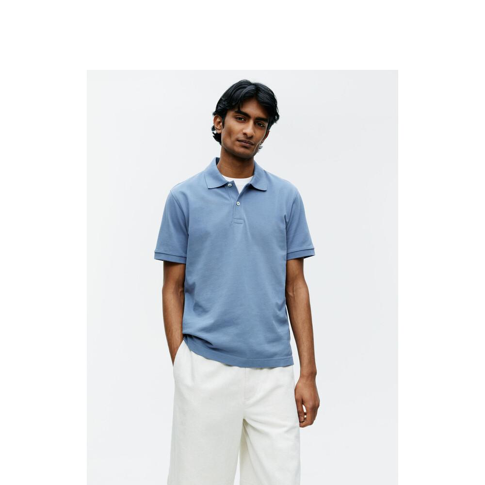 Рубашка-поло Arket мужская с короткими рукавами, синяя, темно-синий
Рубашка-поло Arket мужская с короткими рукавами, синяя, темно-синий