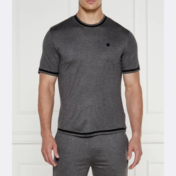 Пижамный топ стандартного кроя с добавлением шелка Boss, серый
Пижамный топ стандартного кроя с добавлением шелка Boss, серый