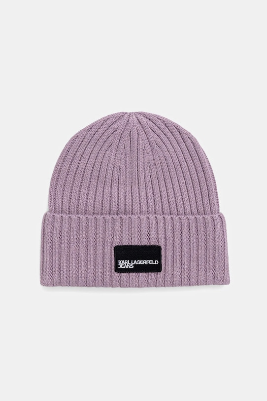 Шапка с добавлением шерсти Karl Lagerfeld Jeans, фиолетовый
Шапка с добавлением шерсти Karl Lagerfeld Jeans, фиолетовый