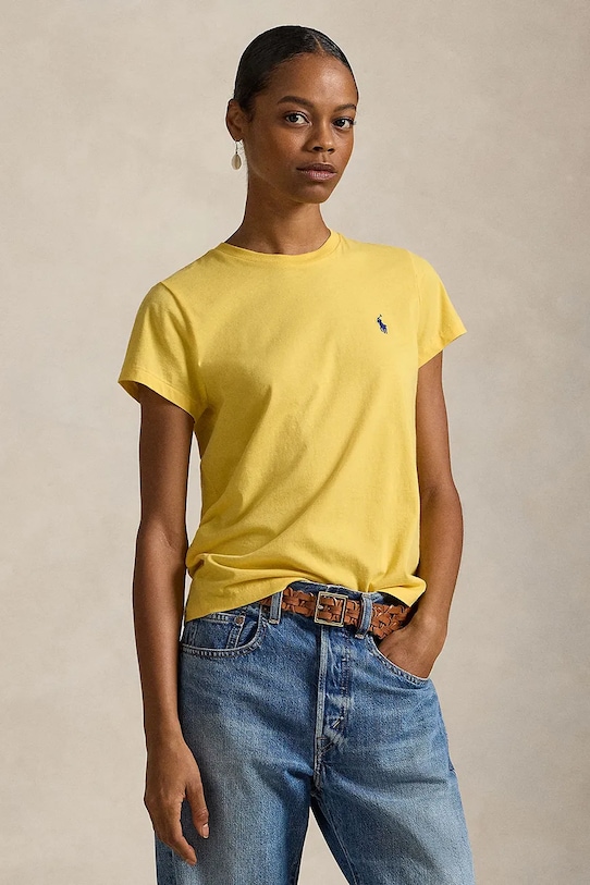 Хлопковая футболка Polo Ralph Lauren, желтый
Хлопковая футболка Polo Ralph Lauren, желтый