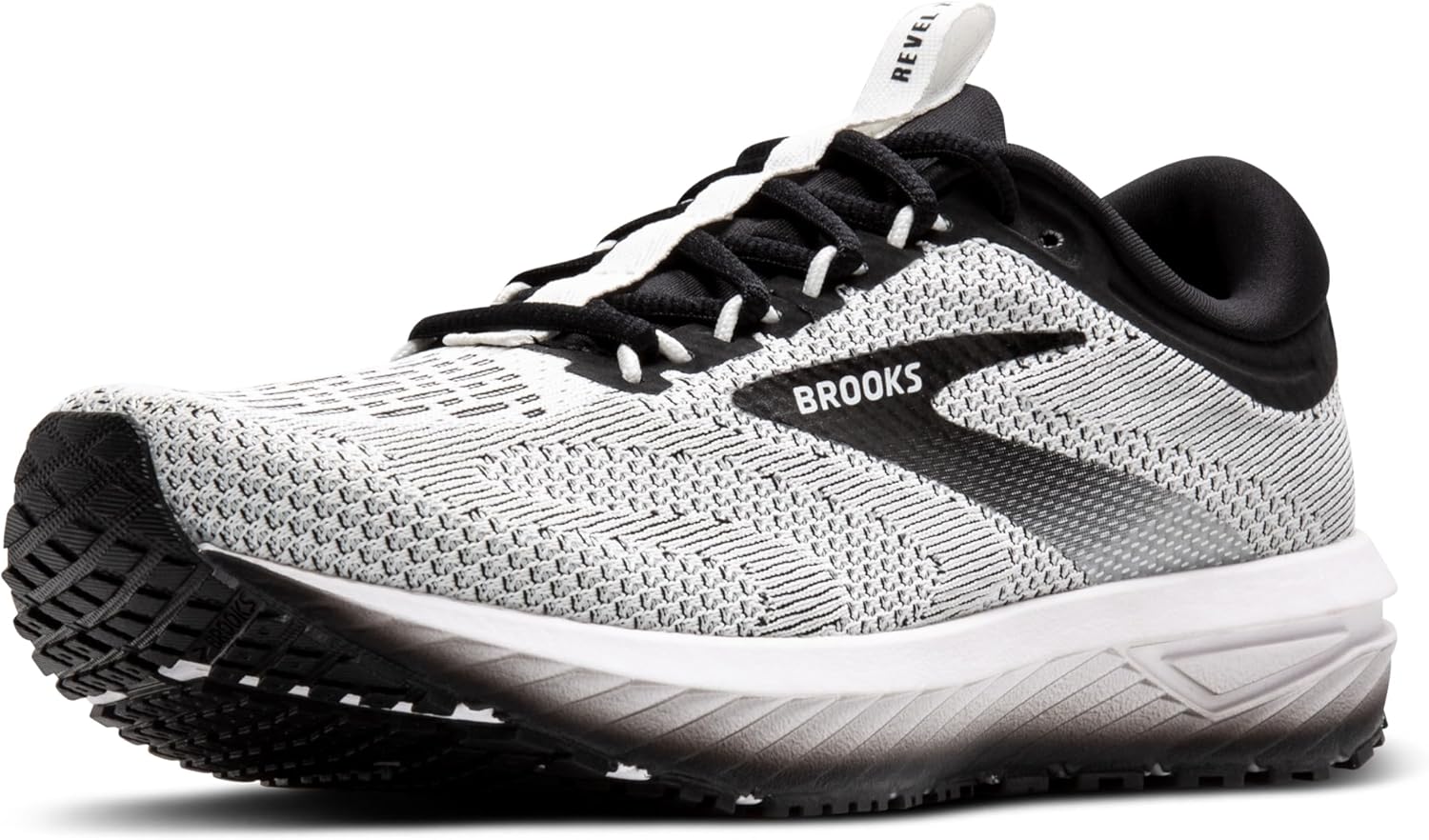 Мужские нейтральные беговые кроссовки Brooks Revel 7, белый/черный
Мужские нейтральные беговые кроссовки Brooks Revel 7, белый/черный