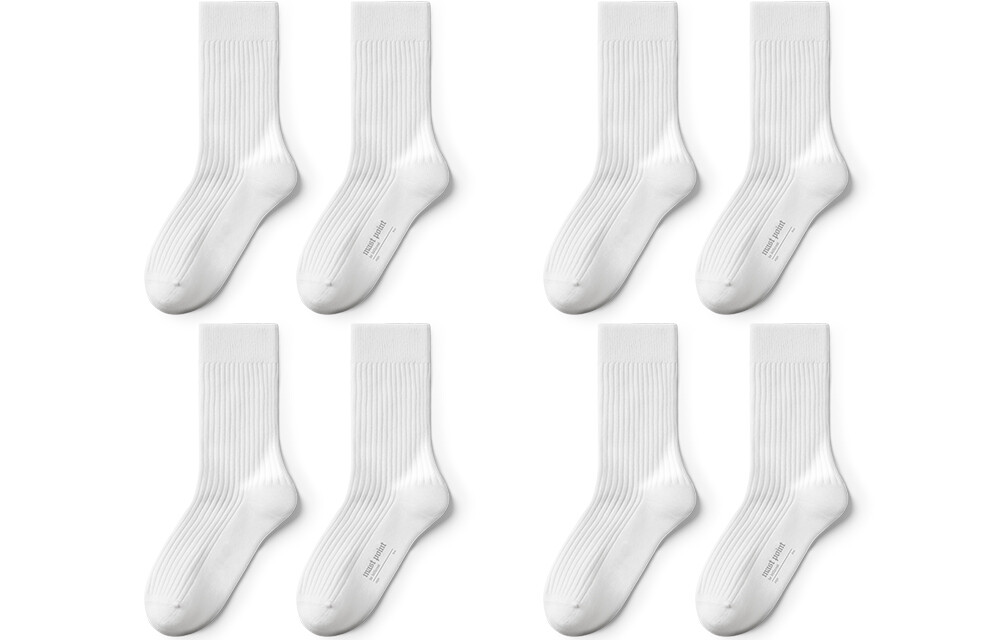 Mai Zuo Mast Point Носки унисекс до середины икры MAST POINT, 4 шт. (черный) 
Mai Zuo Mast Point Носки унисекс до середины икры MAST POINT, 4 шт. (черный)