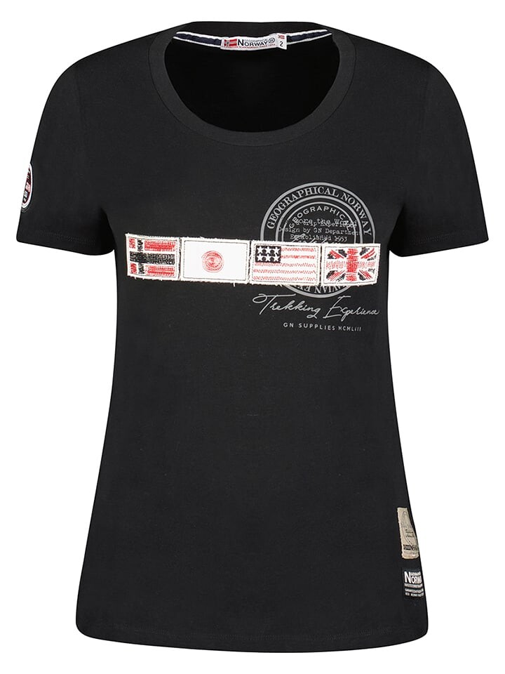 Футболка Geographical Norway Jorama, черный 
Футболка Geographical Norway Jorama, черный