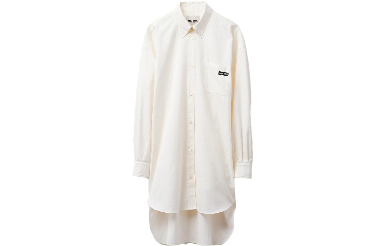 Платье с длинными рукавами женское белое Miu Miu
Платье с длинными рукавами женское белое Miu Miu