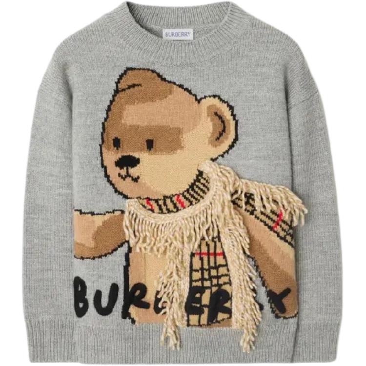 Burberry Свитер SS25 серый детский
Burberry Свитер SS25 серый детский