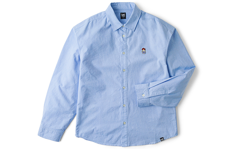 Lee Рубашка унисекс синяя
Lee Рубашка унисекс синяя