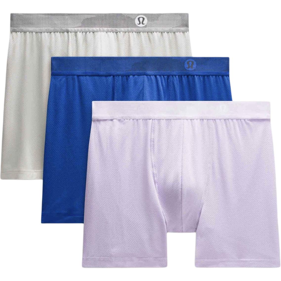Мужские трусы 3 штуки Lululemon, синий/лавандовый/серый
Мужские трусы 3 штуки Lululemon, синий/лавандовый/серый
