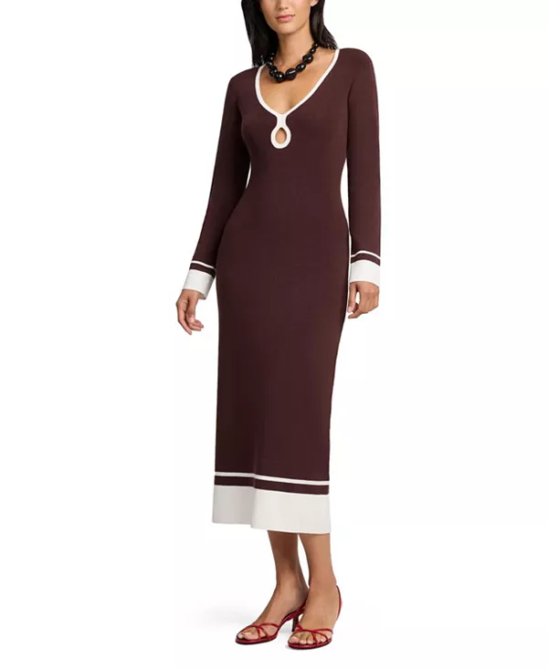 Макси-Платье из льна и тенсела Onia, коричневый
Макси-Платье из льна и тенсела Onia, коричневый