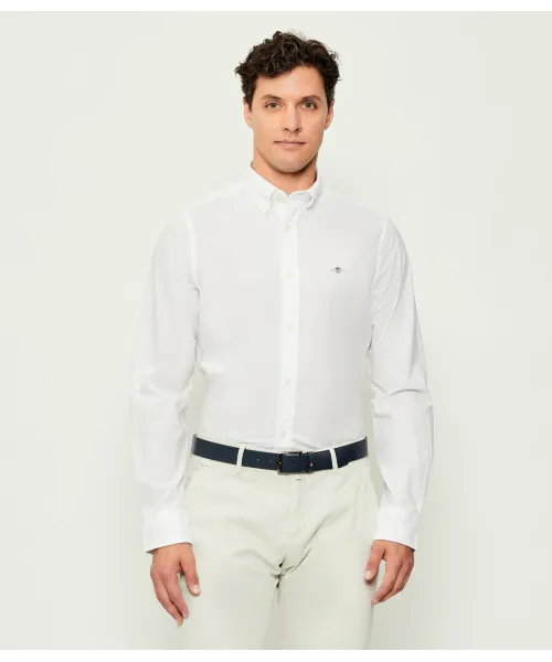 Рубашка из поплина Slim fit Gant, белый
Рубашка из поплина Slim fit Gant, белый