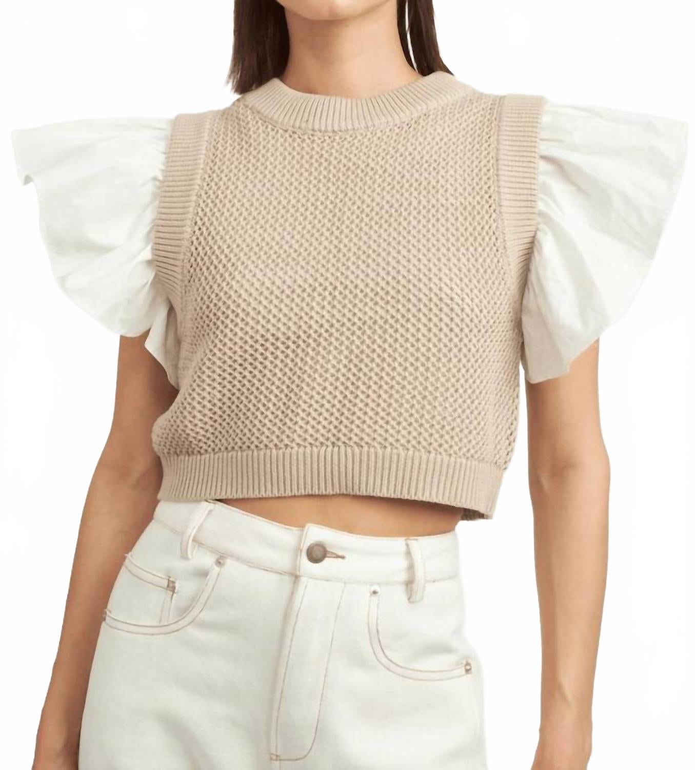 Топ Freya в светло-бежевом цвете En Saison
Топ Freya в светло-бежевом цвете En Saison