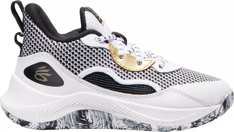 Детские баскетбольные кроссовки Under Armour Curry 3Z 24 для дошкольников, белый/черный/золотой
Детские баскетбольные кроссовки Under Armour Curry 3Z 24 для дошкольников, белый/черный/золотой