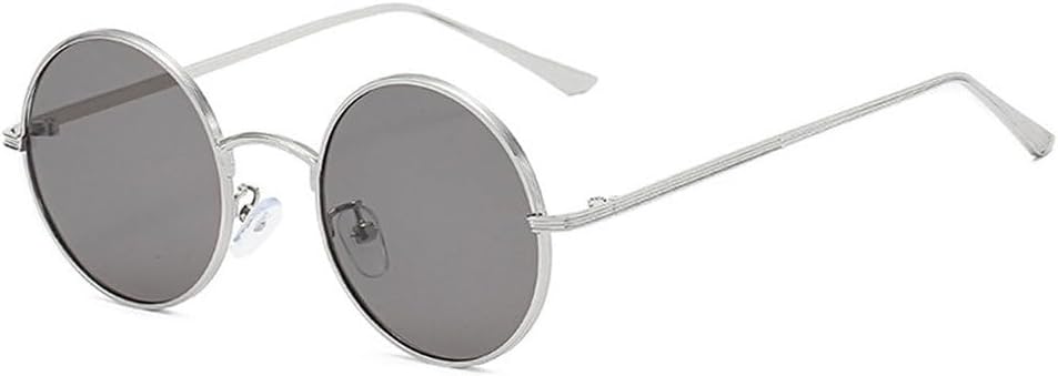 Классические мужские круглые солнцезащитные очки, женские очки с металлической оправой и защитой от УФ-излучения UV400. Модные очки для мужчин и женщин TKKTLLT, Silver-grey
Классические мужские круглые солнцезащитные очки, женские очки с металлической оправой и защитой от УФ-излучения UV400. Модные очки для мужчин и женщин TKKTLLT, Silver-grey