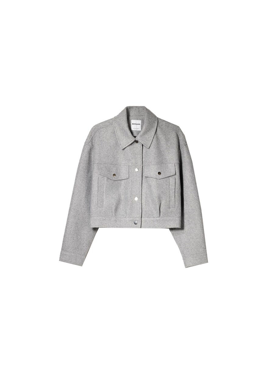Межсезонная куртка Bershka, пятнистый серый
Межсезонная куртка Bershka, пятнистый серый