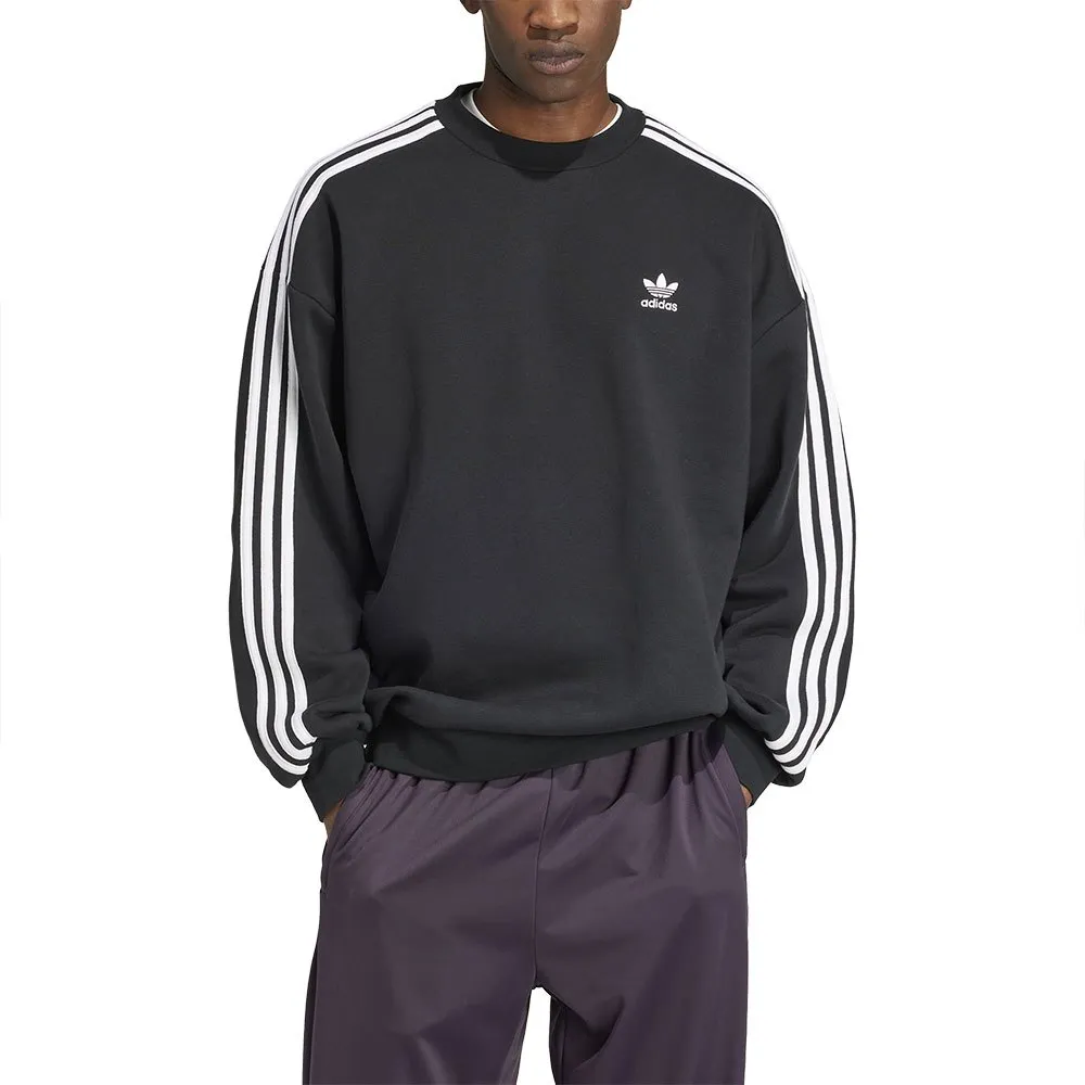 Толстовка adidas Originals Adicolor Oversized Crew, черный 
Толстовка adidas Originals Adicolor Oversized Crew, черный