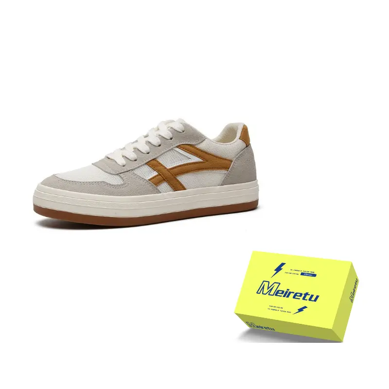 Meiretu Износостойкие дышащие низкие скейтбордские кроссовки мужские коричневые, цвет Brown
Meiretu Износостойкие дышащие низкие скейтбордские кроссовки мужские коричневые, цвет Brown
