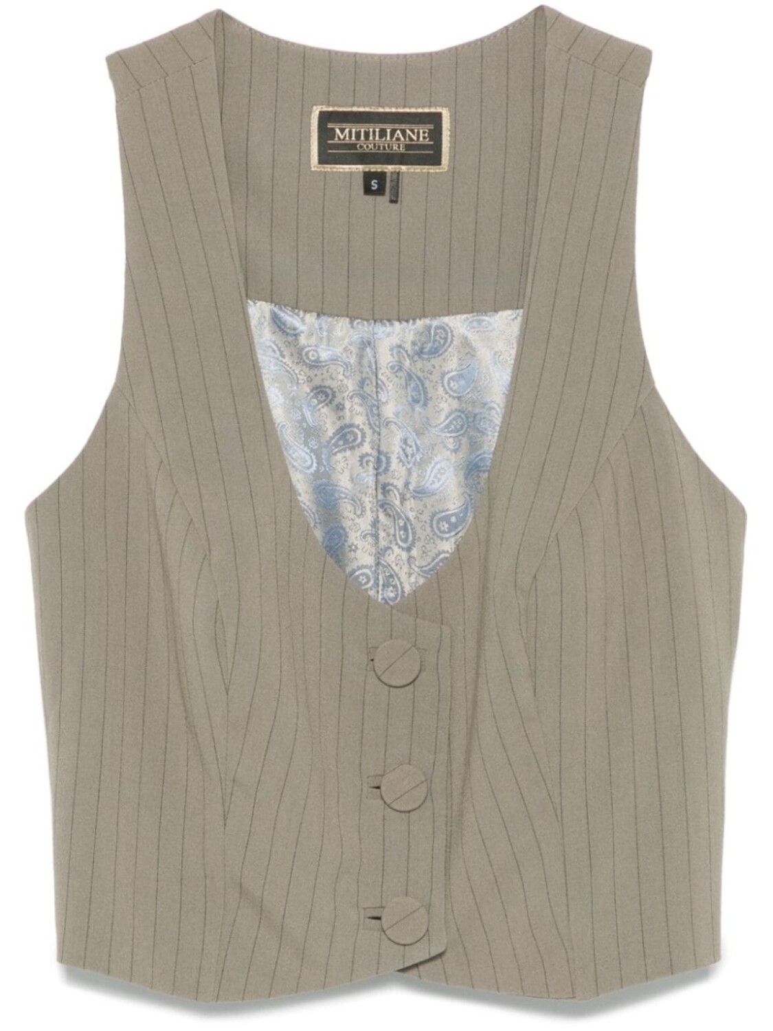 Топ с полосками MITILIANE COUTURE, зеленый
Топ с полосками MITILIANE COUTURE, зеленый