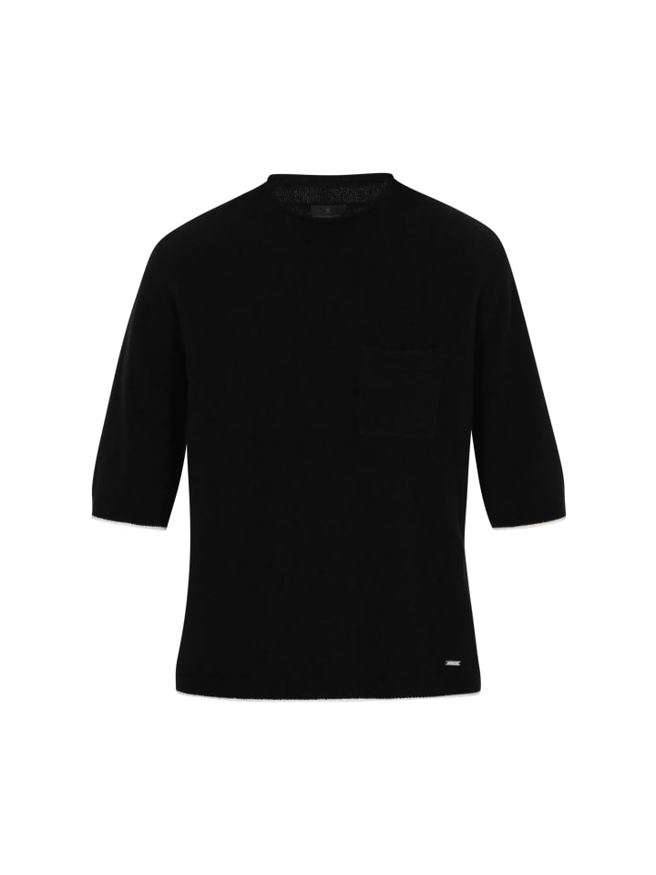 Женский свитер черного цвета DreiMaster
Женский свитер черного цвета DreiMaster