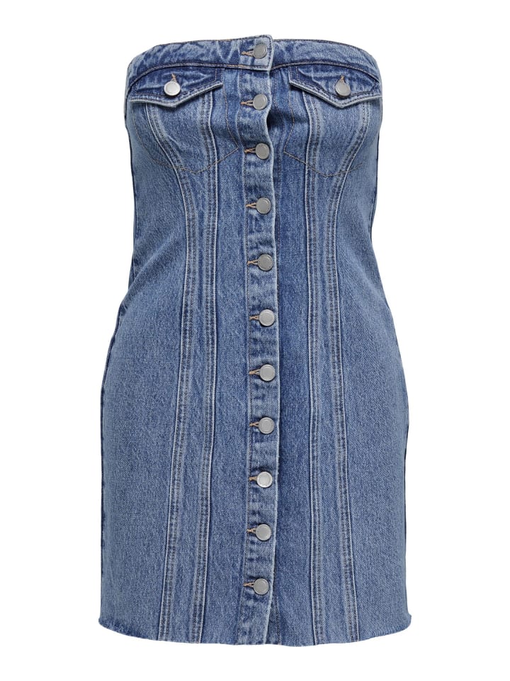 Платье до колена ONLY, Средне-синий деним
Платье до колена ONLY, Средне-синий деним