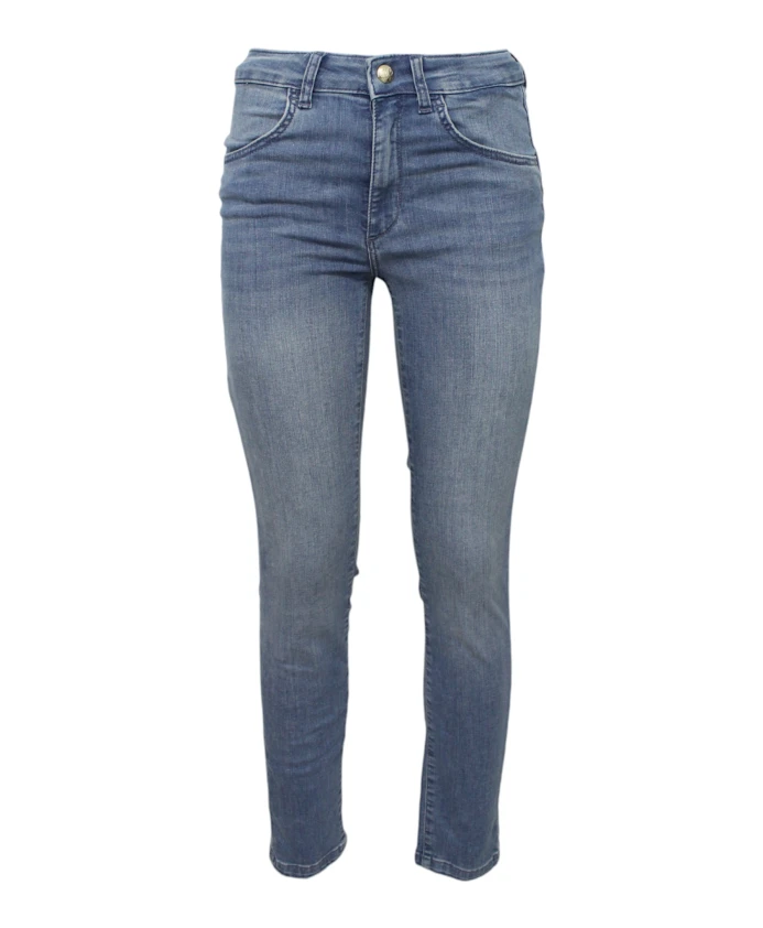 Хлопковые джинсы с логотипом на спине Liu Jo, синий
Хлопковые джинсы с логотипом на спине Liu Jo, синий