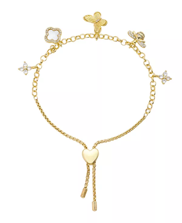 Браслет-Боло с бабочкой из кубического циркония Unwritten, gold
Браслет-Боло с бабочкой из кубического циркония Unwritten, gold