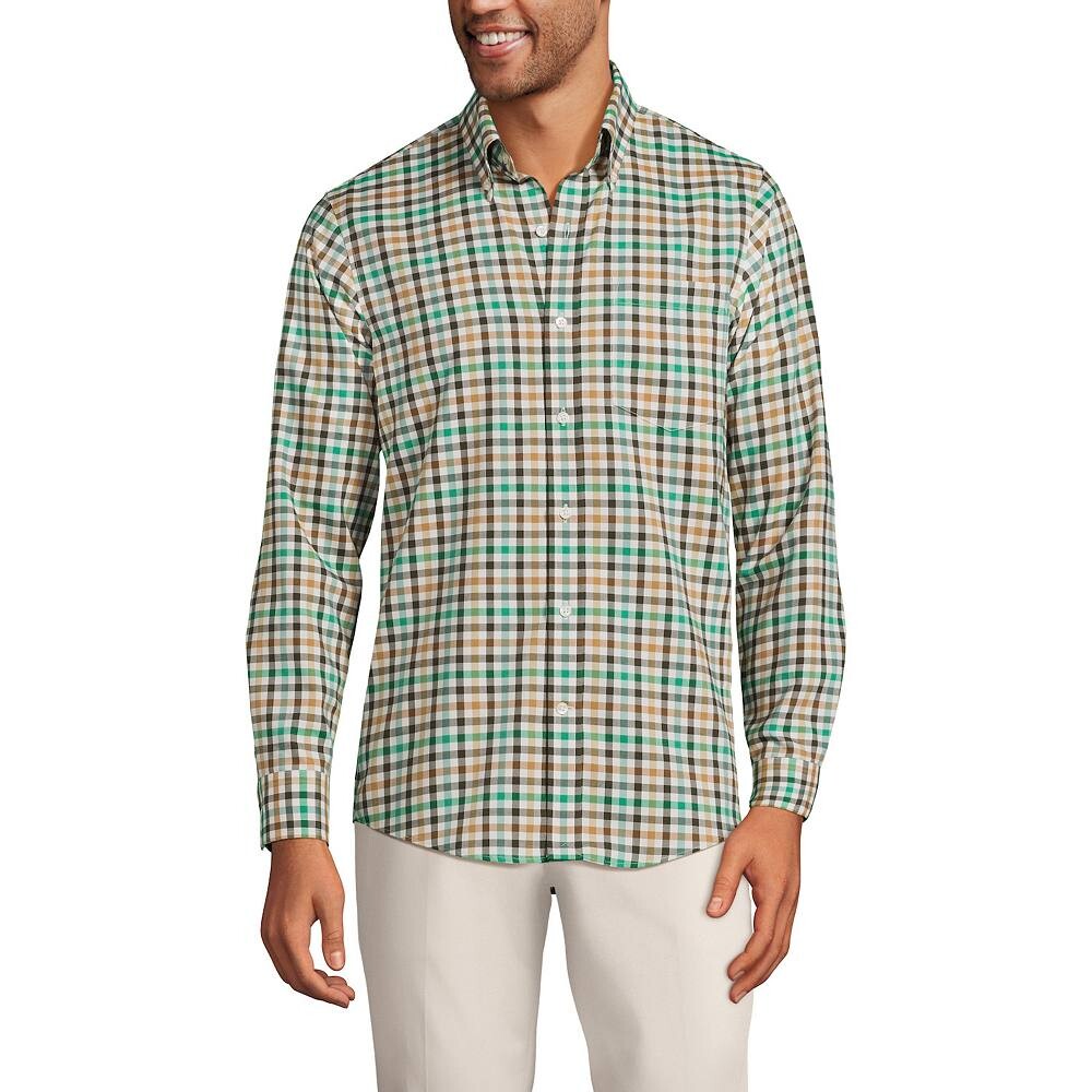 Рубашка на пуговицах из саржи традиционного кроя Big & Tall Lands' End из твила, цвет Evergreen Plaid
Рубашка на пуговицах из саржи традиционного кроя Big & Tall Lands' End из твила, цвет Evergreen Plaid