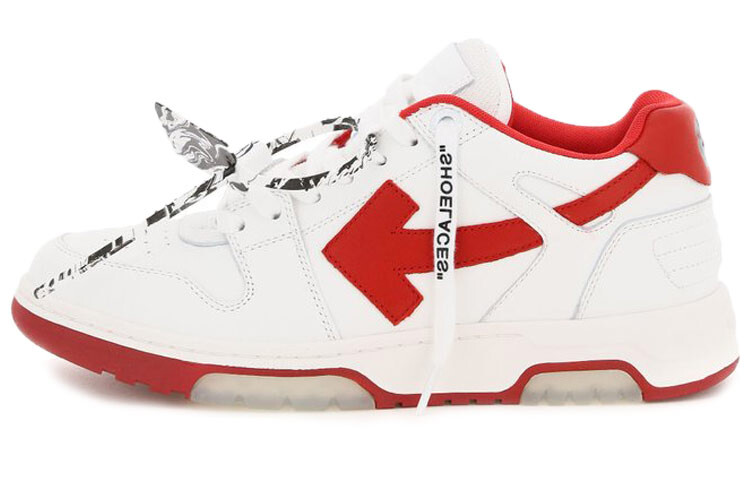 Мужские кроссовки Off-White, красный/белый 
Мужские кроссовки Off-White, красный/белый