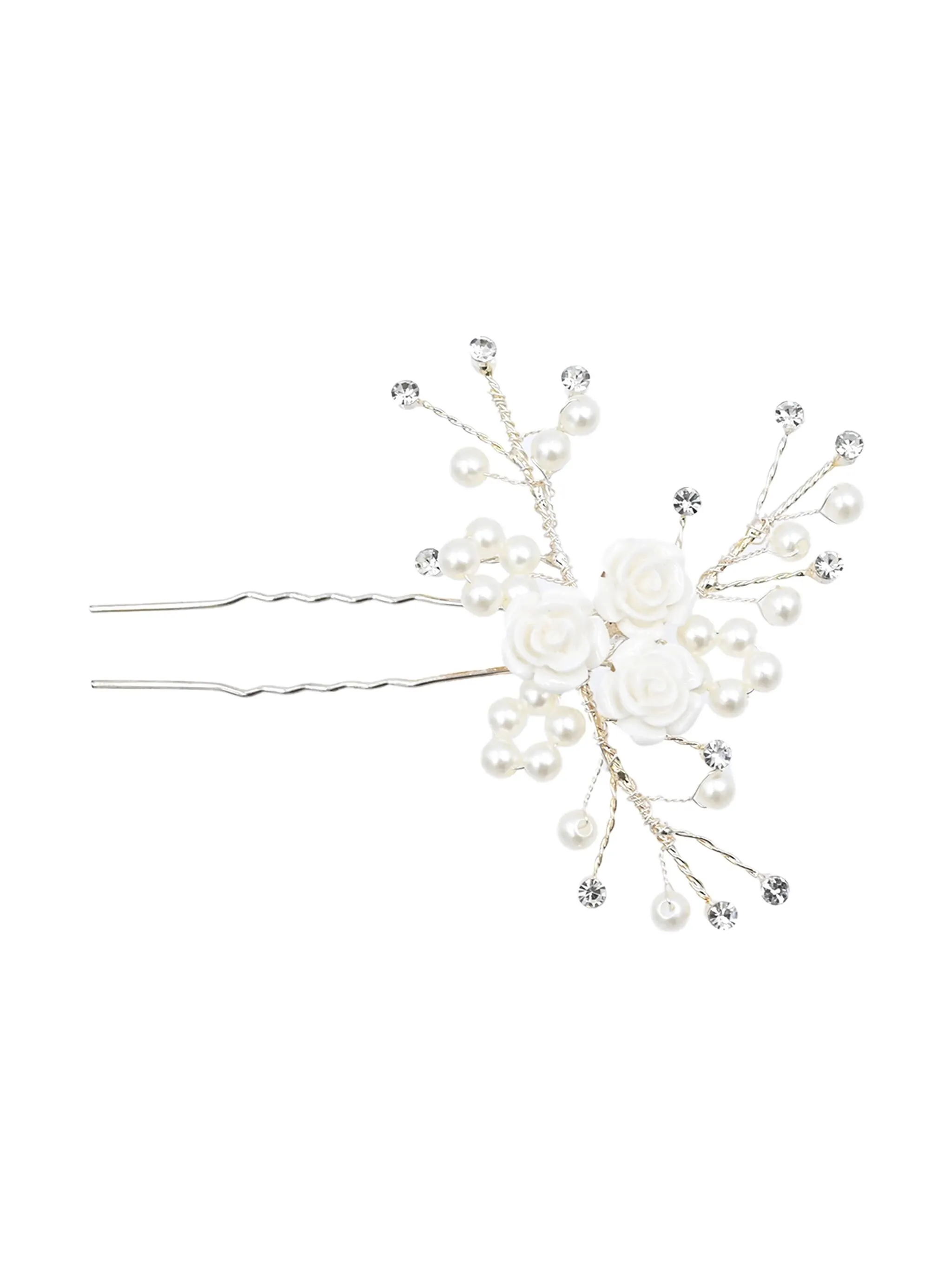 Заколка для волос Blooming Pearl Rose Tulleen, серебристый
Заколка для волос Blooming Pearl Rose Tulleen, серебристый