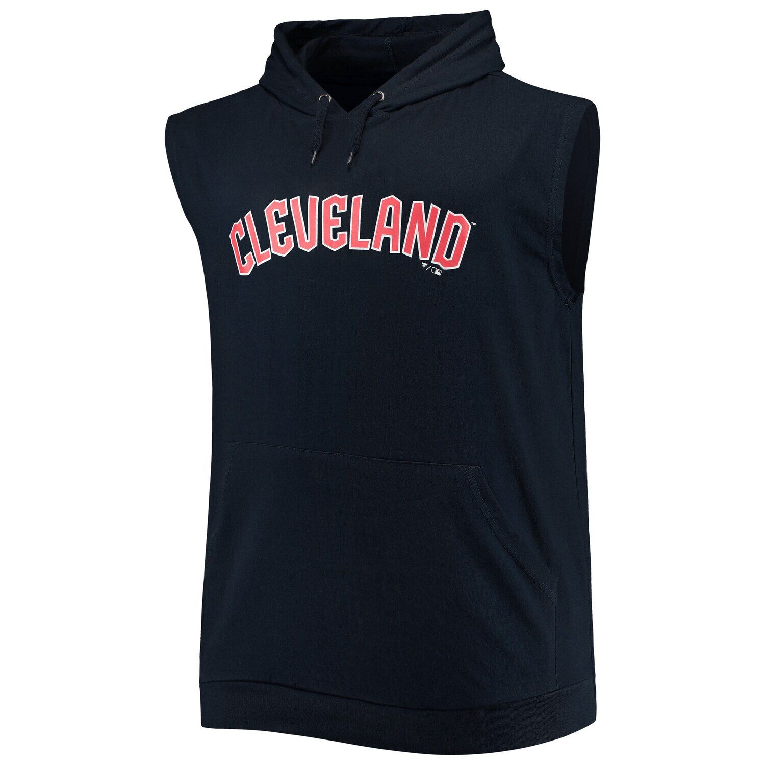 Мужской темно-синий пуловер без рукавов с капюшоном Cleveland Guardians Jersey Muscle
Мужской темно-синий пуловер без рукавов с капюшоном Cleveland Guardians Jersey Muscle