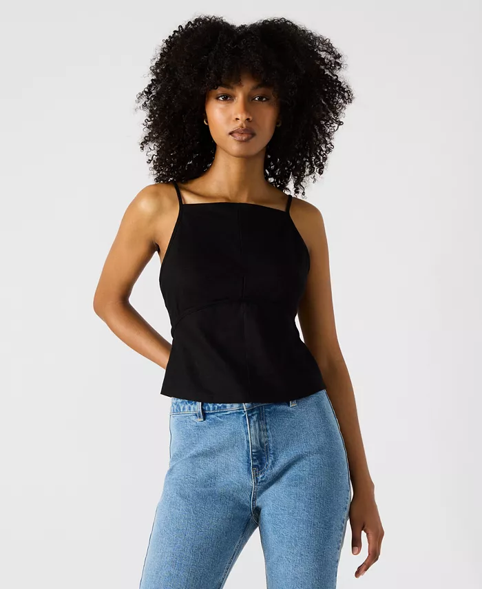 Женская майка-тэйган с бретельками Steve Madden, черный
Женская майка-тэйган с бретельками Steve Madden, черный