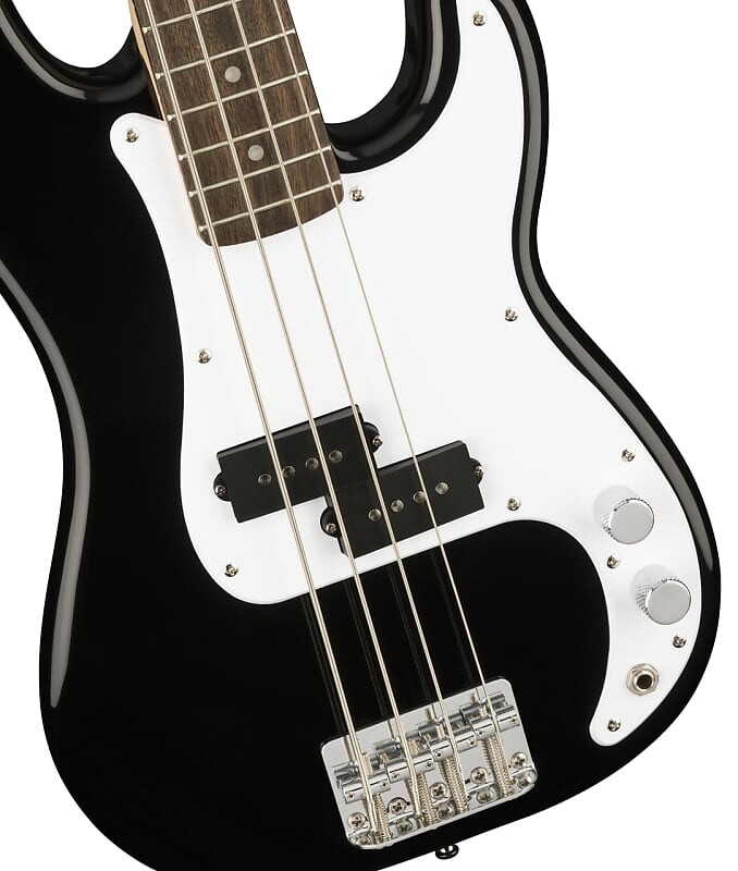 Басс гитара Squier Mini Precision Bass Indian Laurel Fingerboard, Black Finish
Басс гитара Squier Mini Precision Bass Indian Laurel Fingerboard, Black Finish