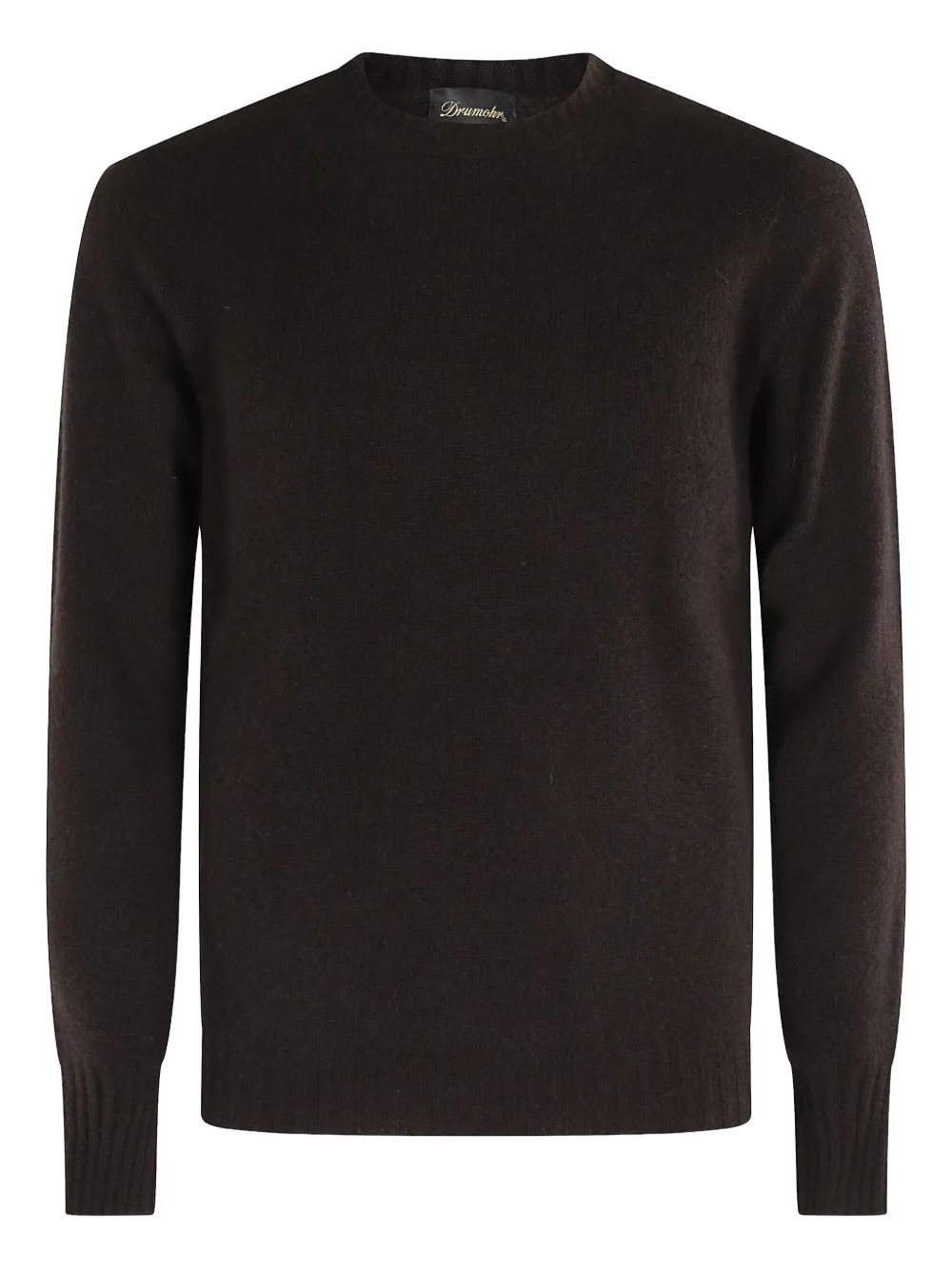 Кашемировый свитер с круглым вырезом Drumohr, коричневый
Кашемировый свитер с круглым вырезом Drumohr, коричневый