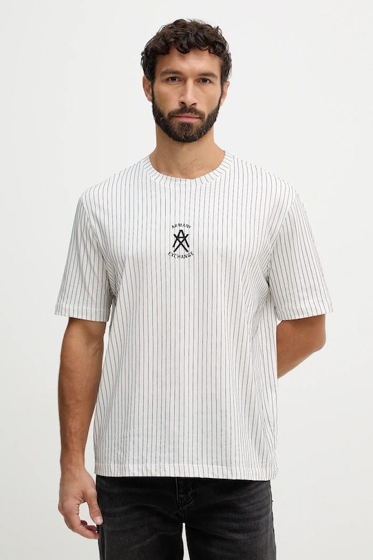 Хлопковая футболка Armani Exchange, белый
Хлопковая футболка Armani Exchange, белый