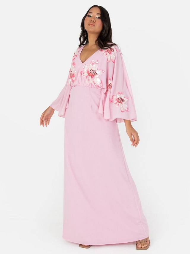 Флоральное длинное платье с длинными рукавами из шифона Maya Deluxe, Cherry Blossom
Флоральное длинное платье с длинными рукавами из шифона Maya Deluxe, Cherry Blossom