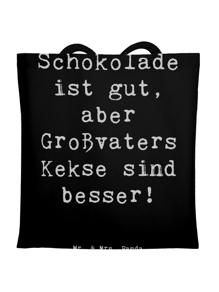 Сумка для переноски Mr & Mrs Panda Großvaters Kekse, черный
Сумка для переноски Mr & Mrs Panda Großvaters Kekse, черный