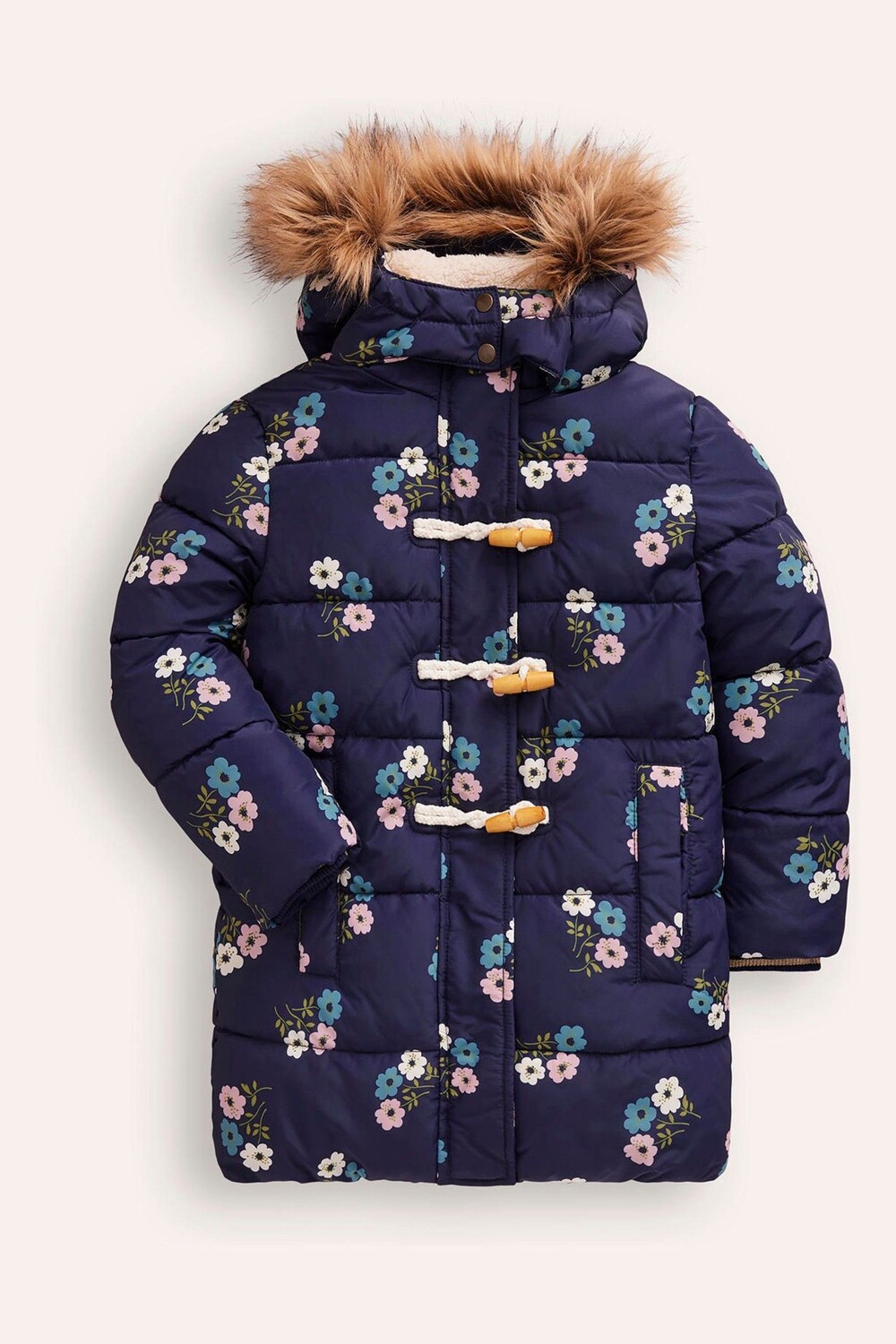 Длинное стеганое пальто Boden, синий
Длинное стеганое пальто Boden, синий