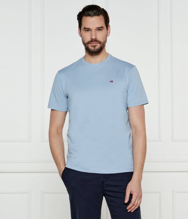 Футболка мужская Napapijri хлопковая, голубой
Футболка мужская Napapijri хлопковая, голубой