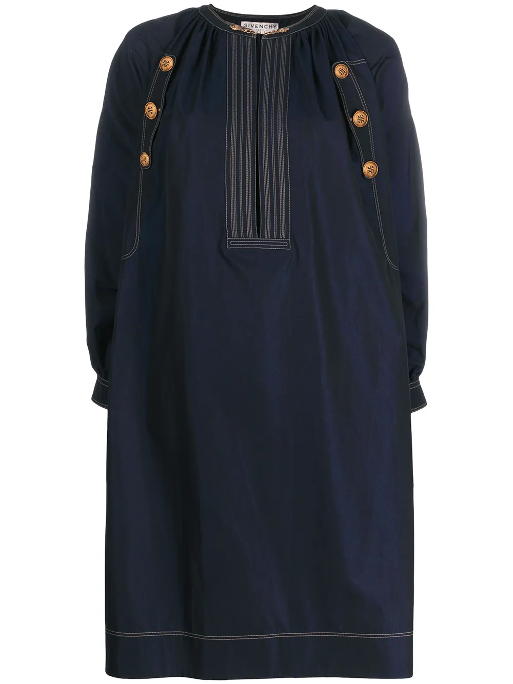 Платье с декоративными пуговицами Givenchy, синий
Платье с декоративными пуговицами Givenchy, синий
