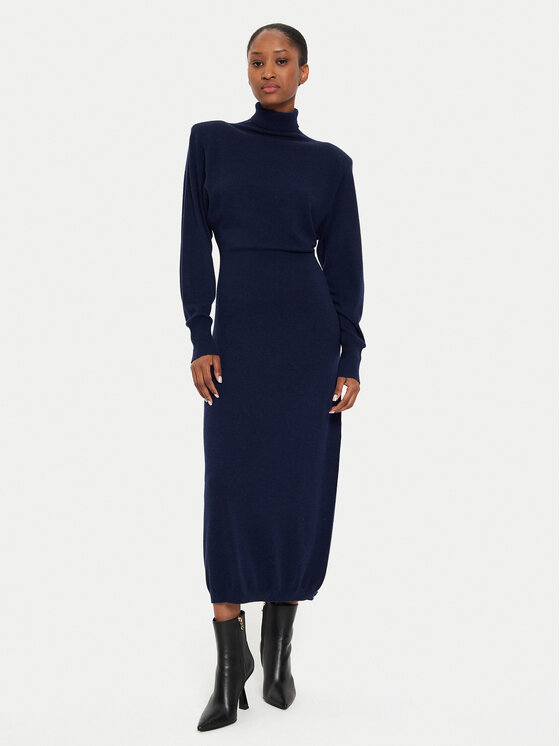 Вязаное платье regular fit 3M0175 Kontatto, синий
Вязаное платье regular fit 3M0175 Kontatto, синий