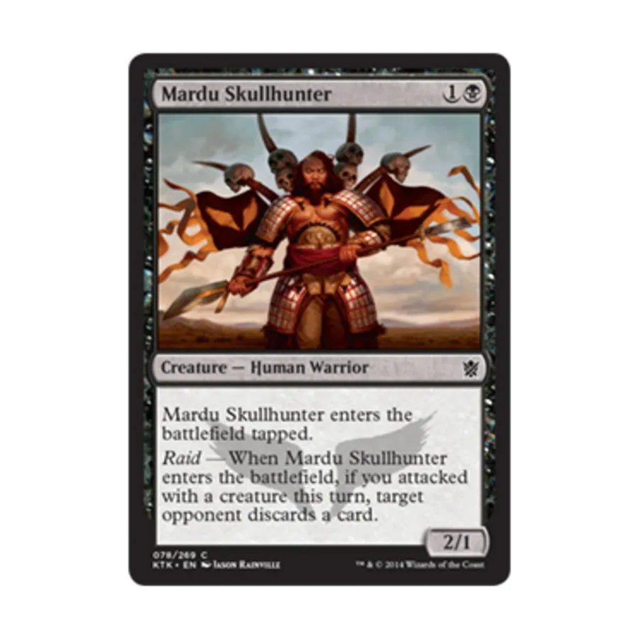 CCG Марду Охотник за черепами (К), MTG - Khans of Tarkir
CCG Марду Охотник за черепами (К), MTG - Khans of Tarkir