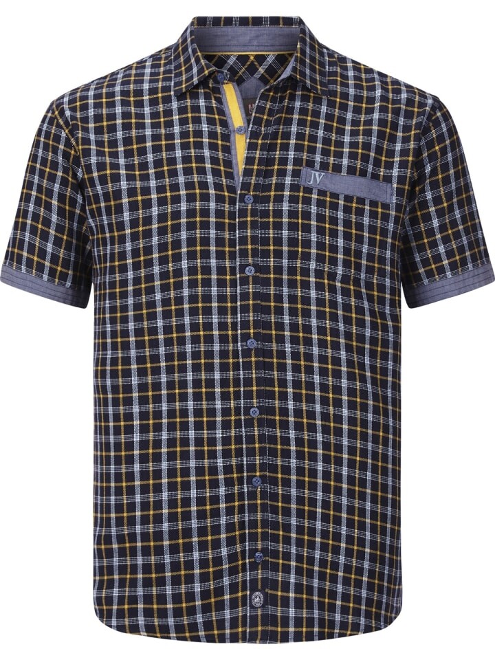 Рубашка Jan Vanderstorm, цвет dunkelblau kariert 
Рубашка Jan Vanderstorm, цвет dunkelblau kariert