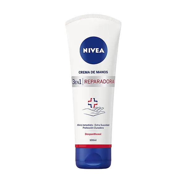 Ремонтная трубка 3 в 1 Crema manos repara y cuida Nivea, 100 ml
Ремонтная трубка 3 в 1 Crema manos repara y cuida Nivea, 100 ml
