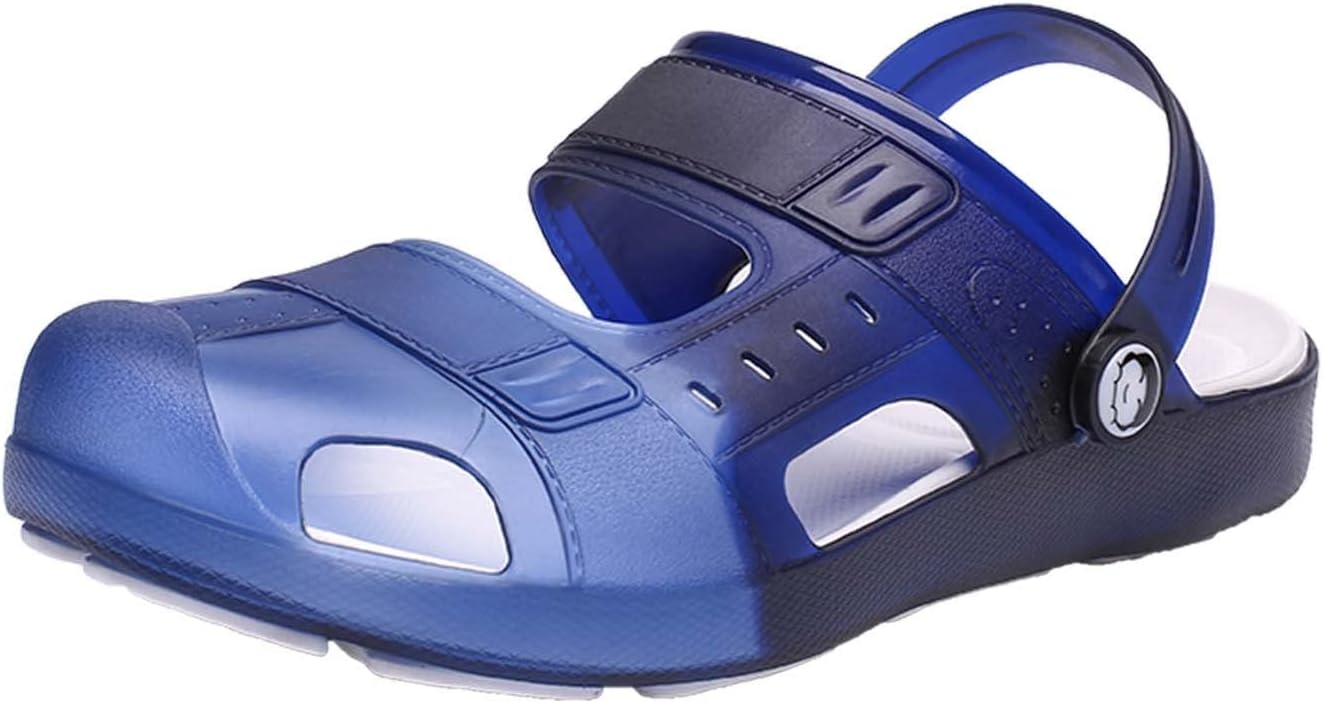 Мужские и женские закрытые тапочки Eliogn, повседневные модные сандалии-слипоны, нескользящие обувь для бассейна, водные тапки, пляжная обувь, синий
Мужские и женские закрытые тапочки Eliogn, повседневные модные сандалии-слипоны, нескользящие обувь для бассейна, водные тапки, пляжная обувь, синий