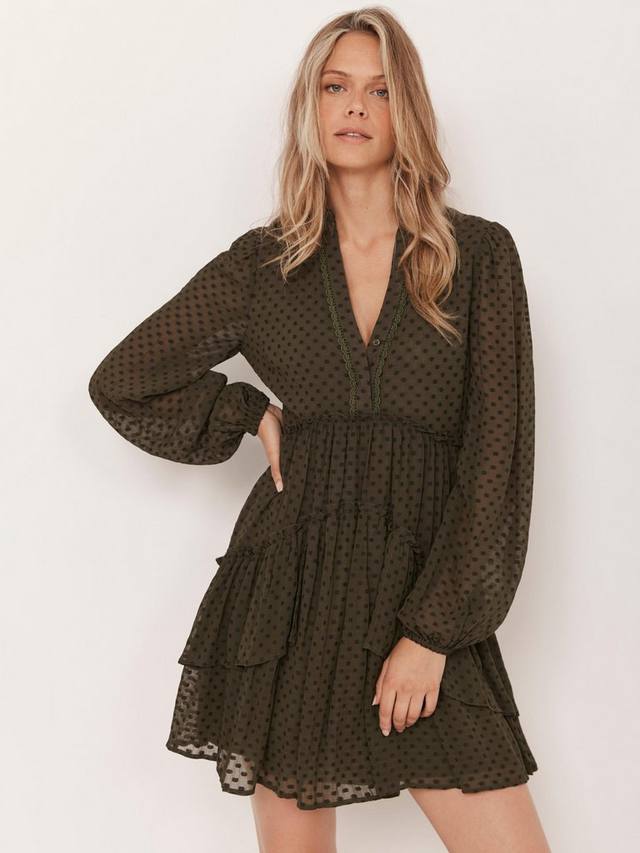 Жаккардовое мини-платье Mint Velvet, Green Khaki
Жаккардовое мини-платье Mint Velvet, Green Khaki