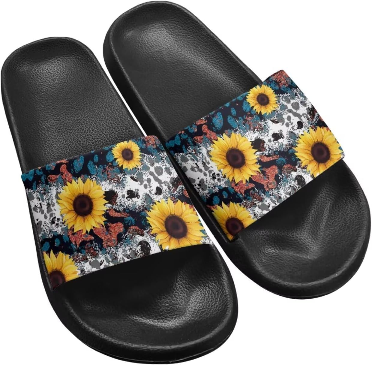Тапочки для женщин и мужчин, нескользящие, быстросохнущие, для душа, сандалии для ванной комнаты, плоские сандалии из ЭВА Hechitok, Sunflower Leopard
Тапочки для женщин и мужчин, нескользящие, быстросохнущие, для душа, сандалии для ванной комнаты, плоские сандалии из ЭВА Hechitok, Sunflower Leopard