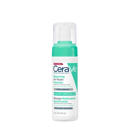 Cerave Air Foam Балансирующая очищающая пенка 148 мл
Cerave Air Foam Балансирующая очищающая пенка 148 мл