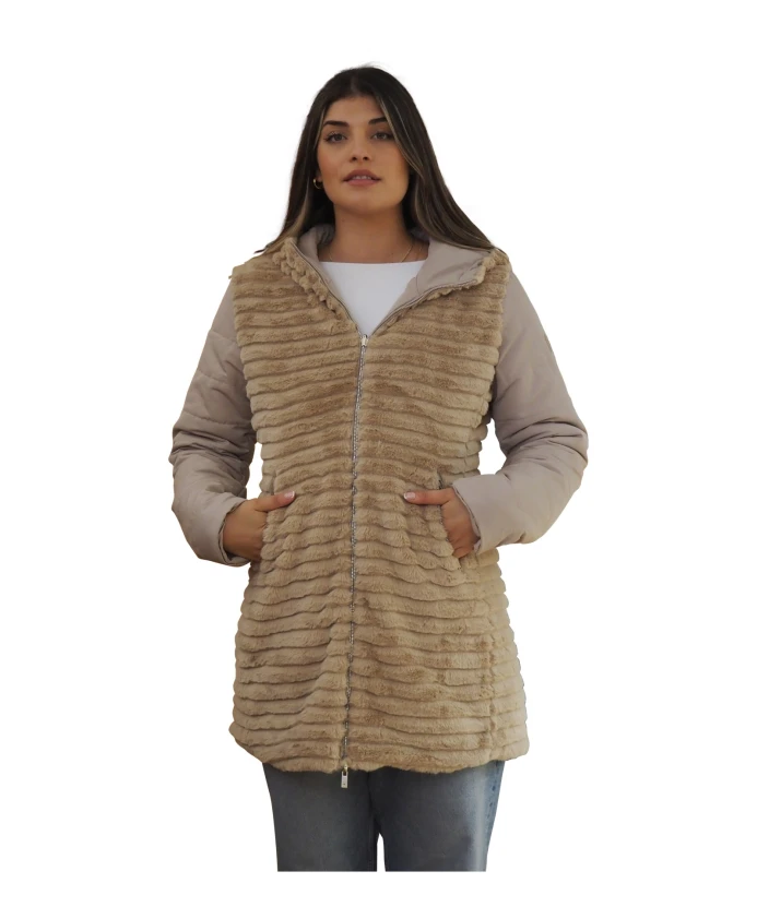 Двусторонняя зимняя куртка с капюшоном Ciesse Piumini, коричневый
Двусторонняя зимняя куртка с капюшоном Ciesse Piumini, коричневый