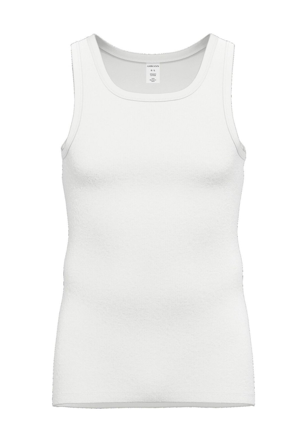 Коричневый топ с двойной ребристостью 433, широкие бретели, мужской AMMANN, белый
Коричневый топ с двойной ребристостью 433, широкие бретели, мужской AMMANN, белый