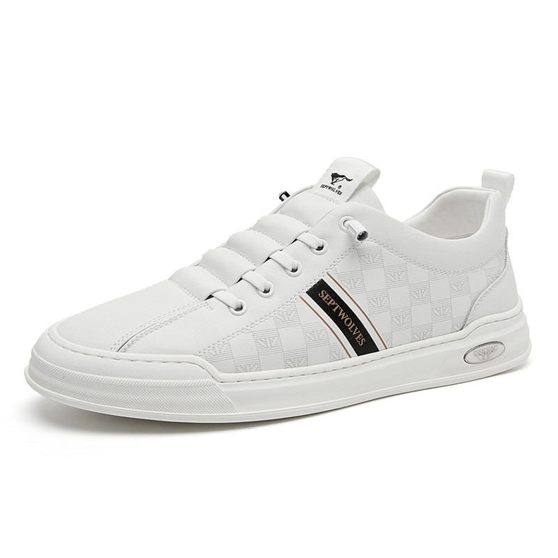 Износостойкие легкие низкие скейтерские кроссовки для мужчин с эффектом увеличения роста SEPTWOLVES, белый
Износостойкие легкие низкие скейтерские кроссовки для мужчин с эффектом увеличения роста SEPTWOLVES, белый